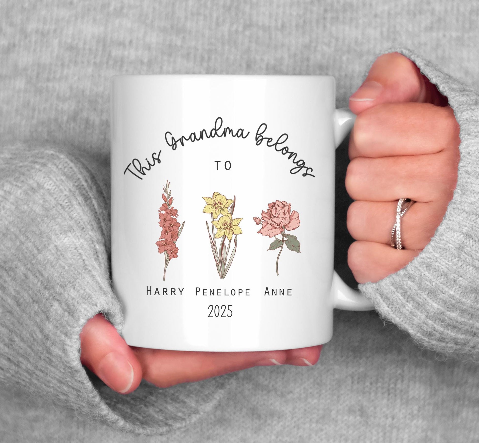 Personalised mummy belongs to mothers day mug, Mothers day mug, love heart mug, First time mum, 1st mothers day