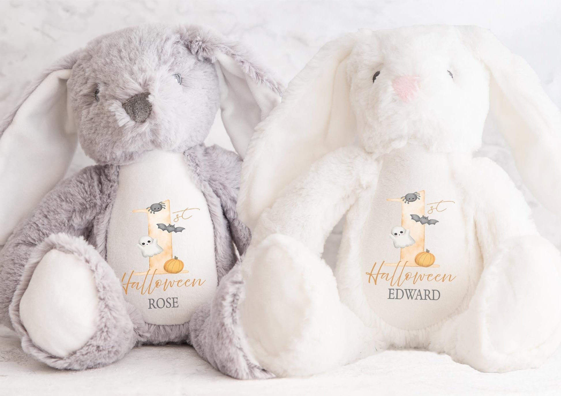 Personalised first halloween teddy , My first halloween gift , Halloween teddy , Boo basket gift , Trick or treat bag , 1st halloween gift