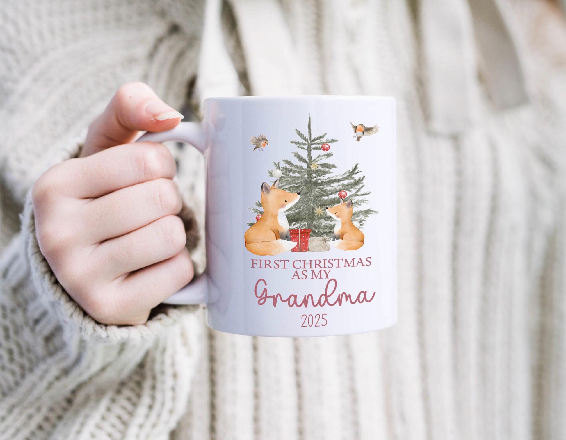 Personalised grandparent mug , First time grandparent gift , Personalised Christmas gift , Christmas mug , Stocking filler