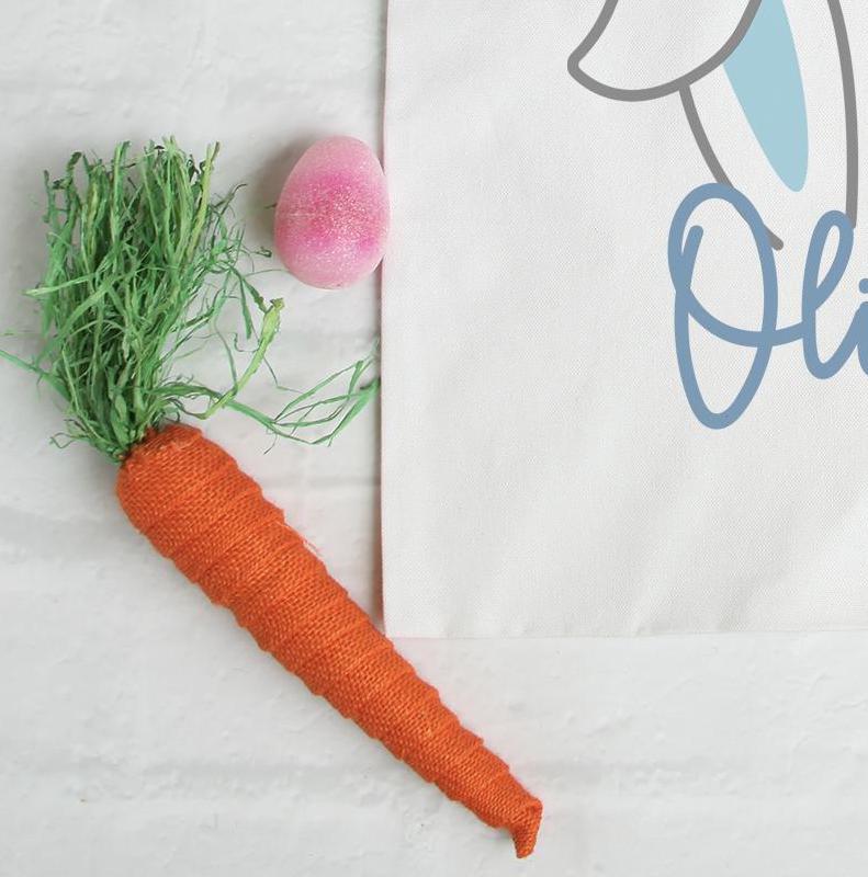 Personalised easter rabbit gift bag, Easter bag, Easter accessories, Personalised easter gifts, Easter basket, initial bag