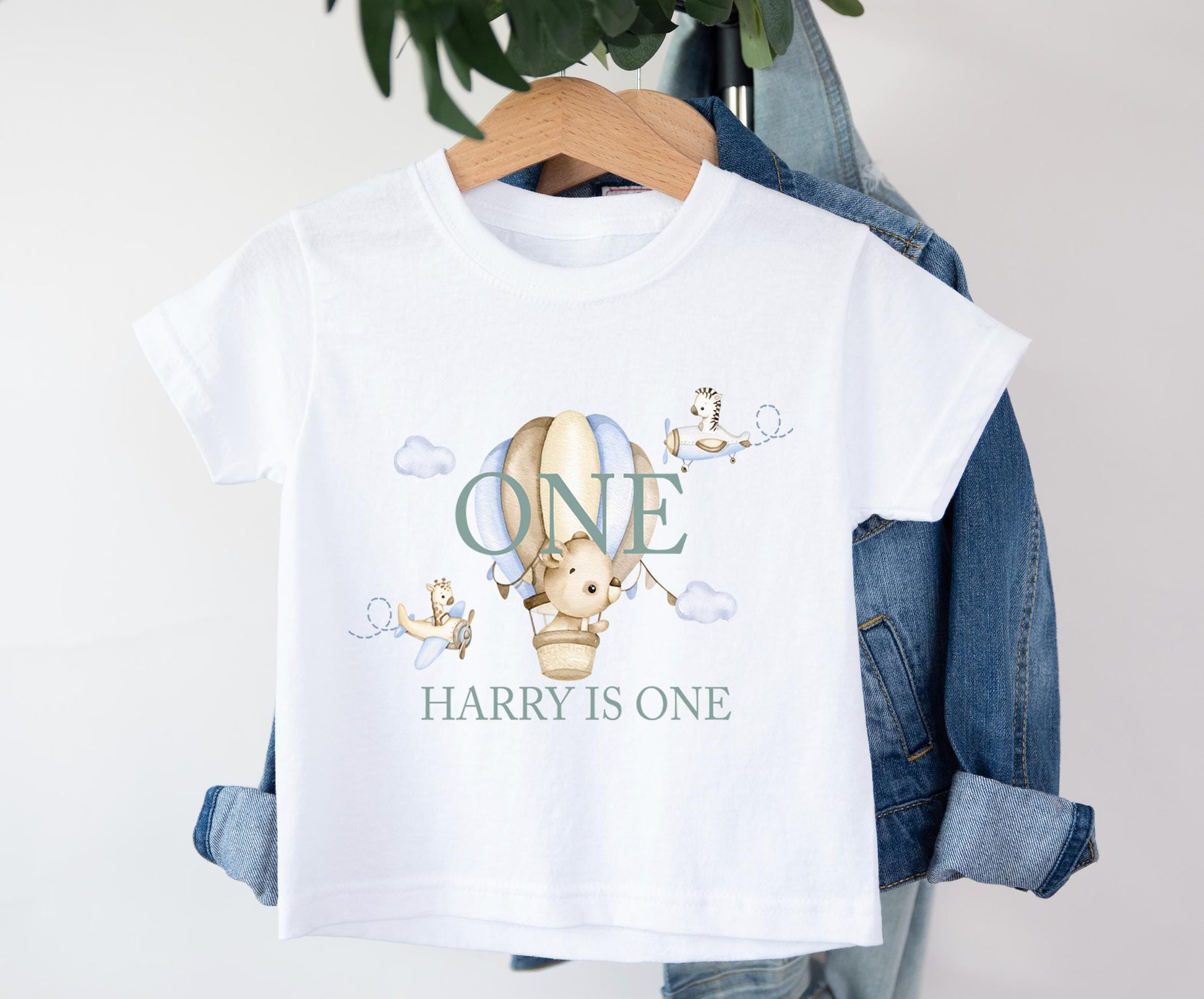 personalised first birthday animal areoplane baby vest , First birthday areoplane baby vest , 1st birthday areoplane vest , Birthday top