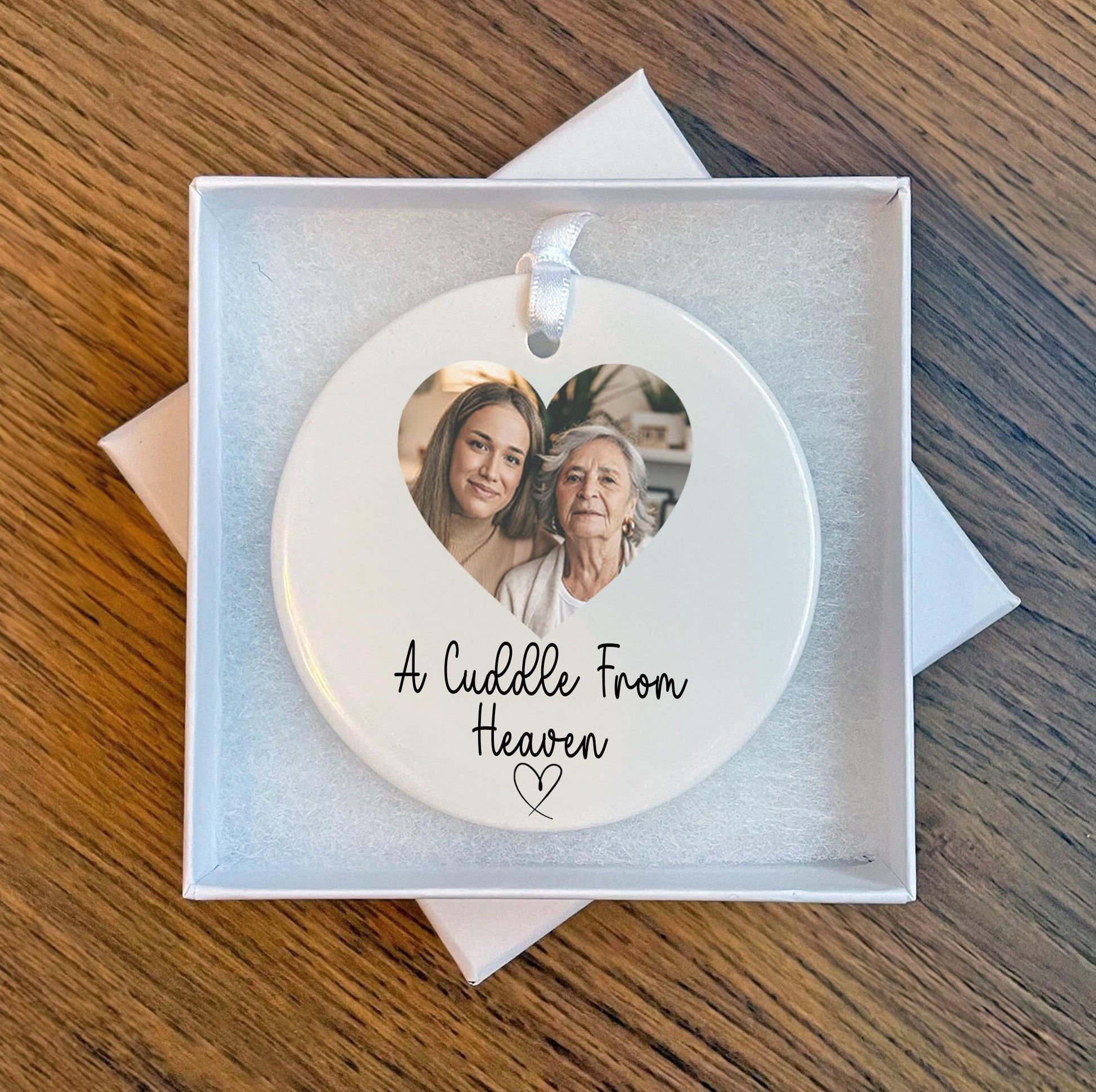 personalised memorial a cuddle from heaven bunny gift breavement teddy