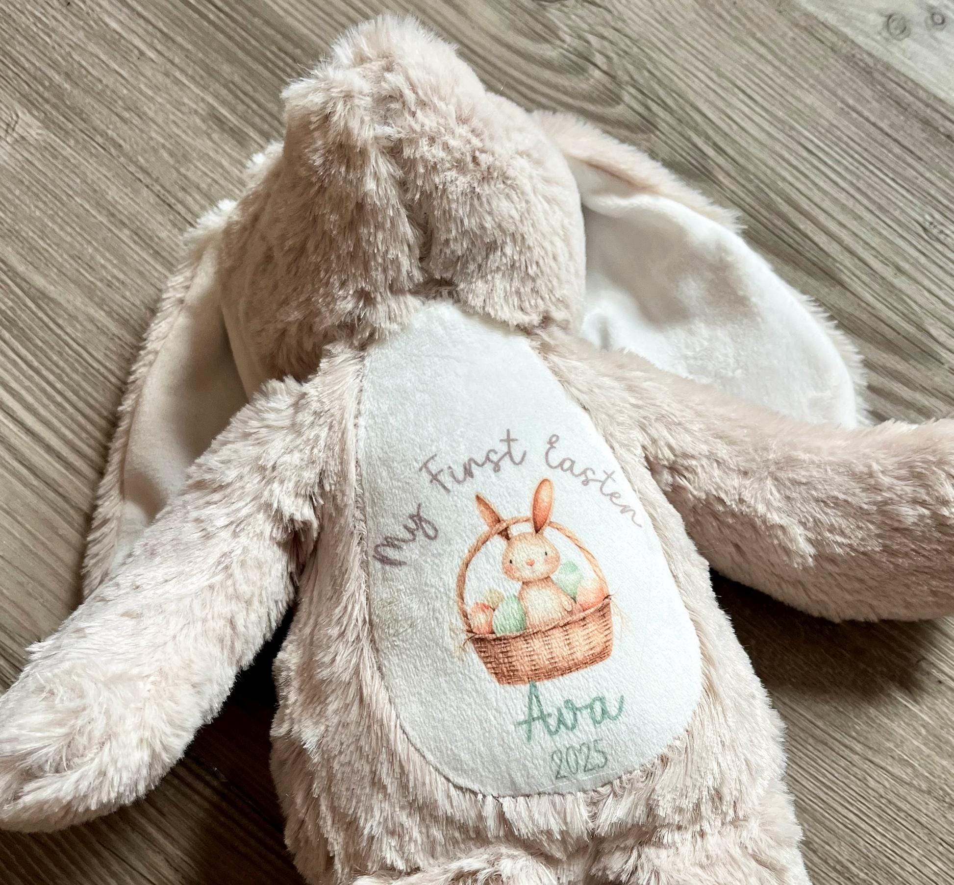 Personalised my first easter teddy, easter basket, Easter gift, Easter bunny, Easter teddy, first easter teddy