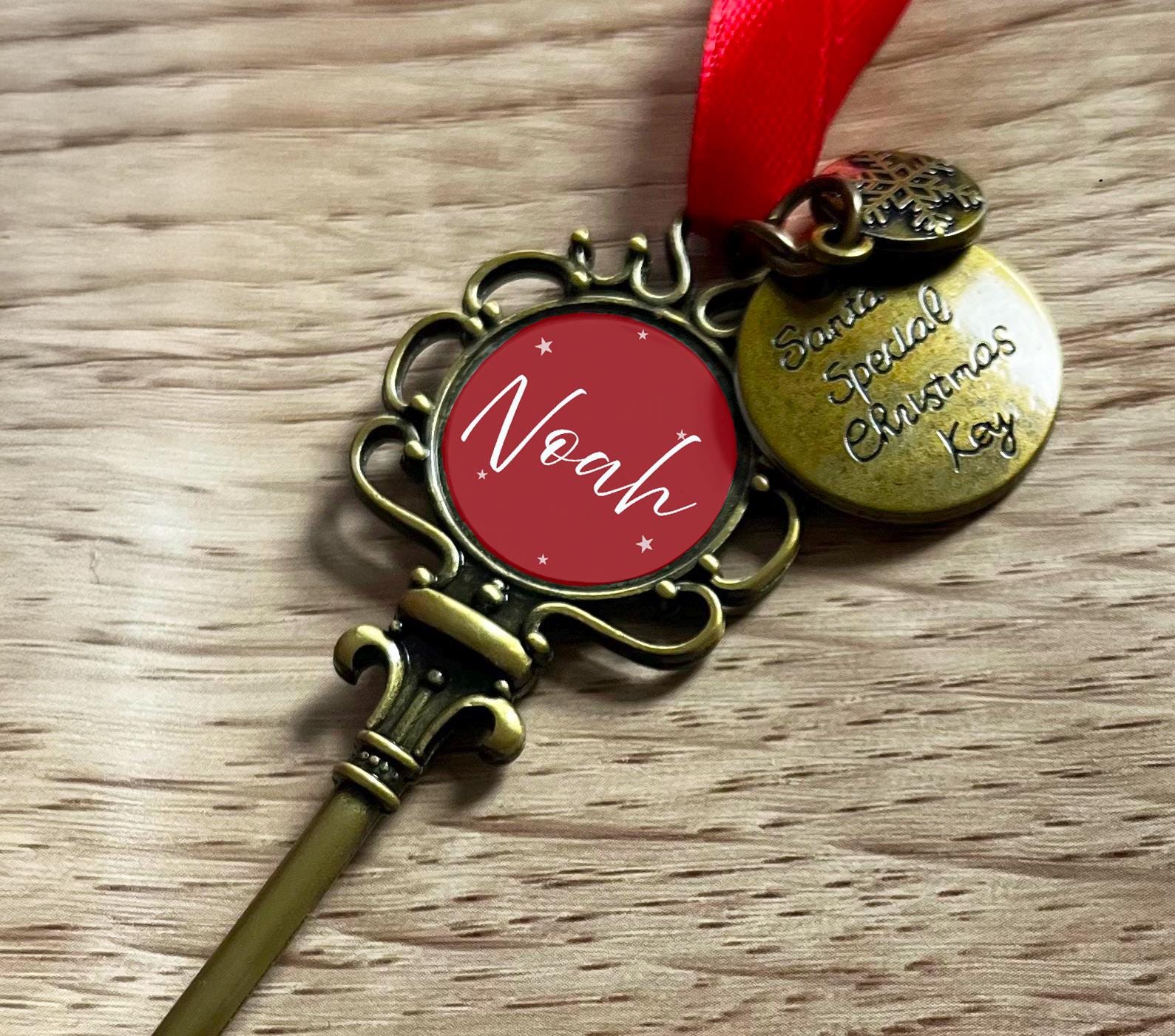 Personalised magic Santa Key , Magic Key for Father Christmas, Christmas Eve Box ,  Personalised magic key , Christmas eve magic key