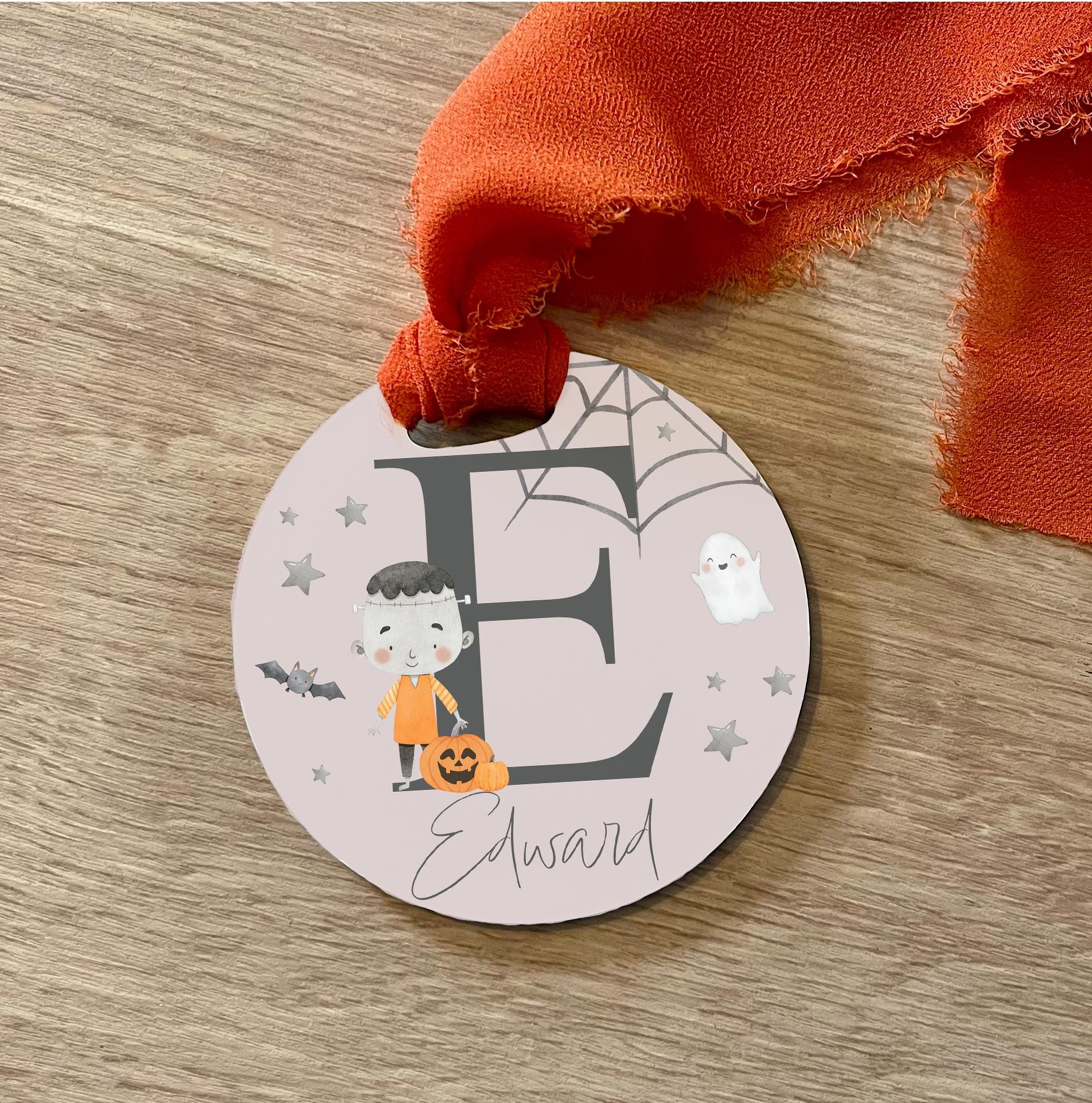Personalised Halloween Basket Tag , Boo Basket , Trick or Treat Bag , Halloween Gift Bag , Halloween Baskets , Halloween Decor , Name tag