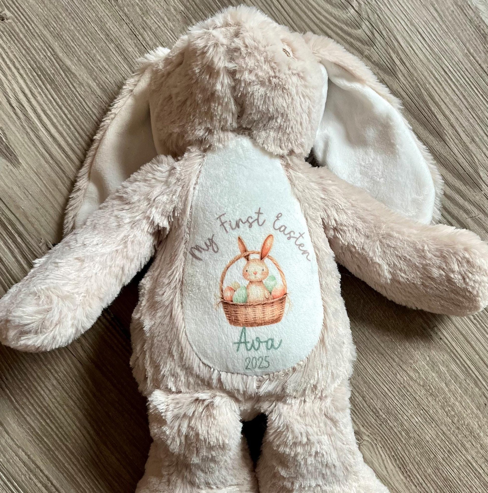 Personalised my first easter teddy, easter basket, Easter gift, Easter bunny, Easter teddy, first easter teddy