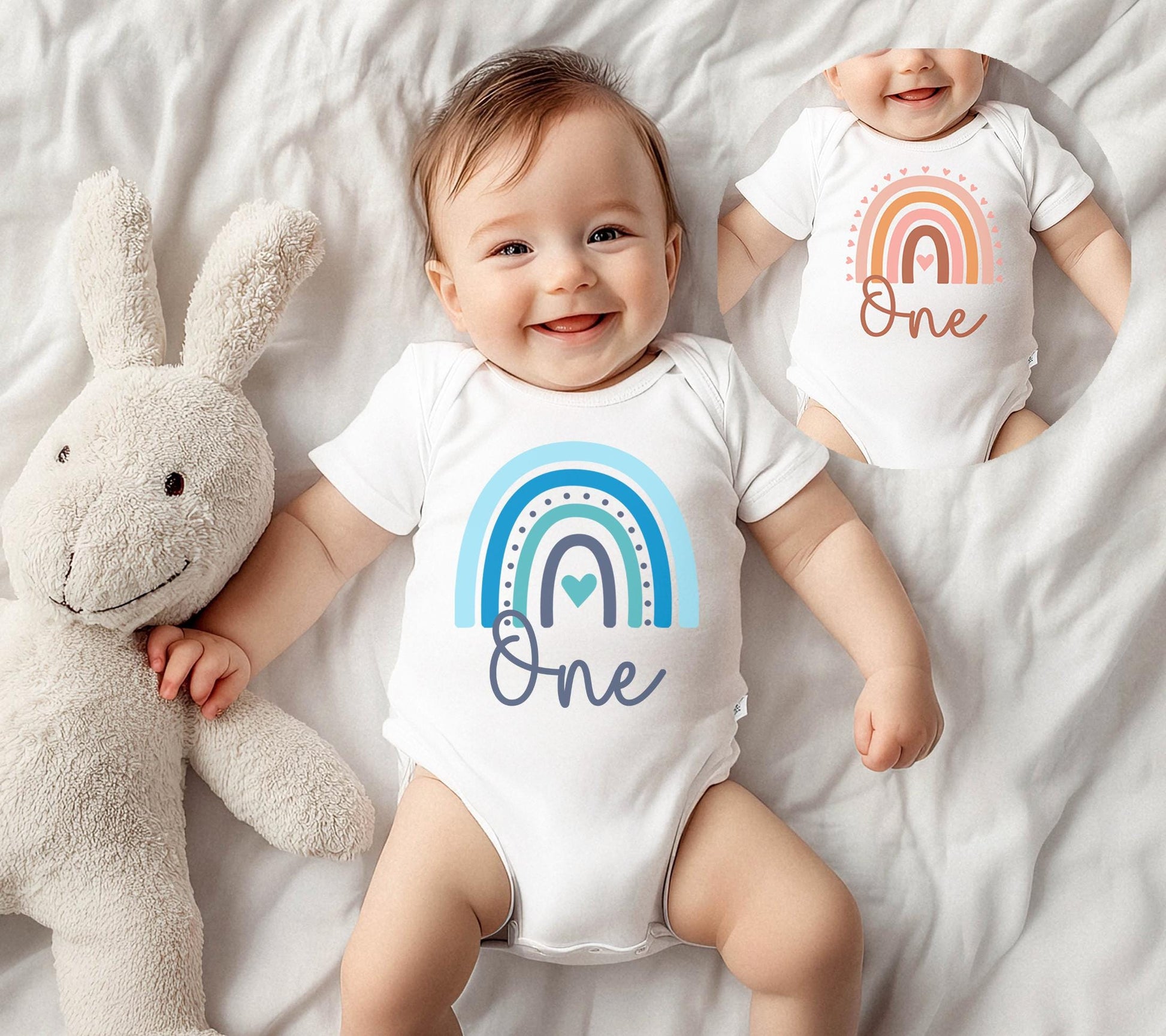 personalised first birthday rainbow baby vest , First birthday rainbow vest , 1st birthday rainbow vest , first birthday clothes