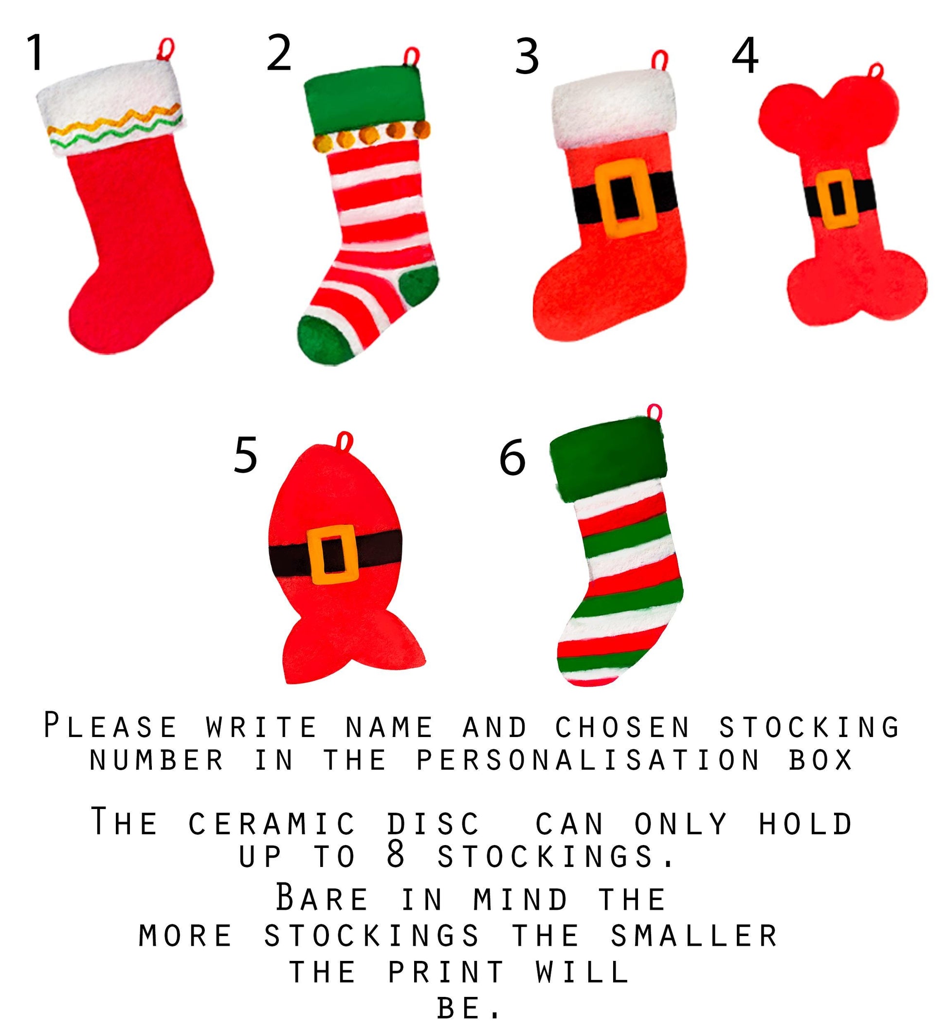 Personalised family stocking wall hanging christmas decor, Personalised christmas wall hanging decoration, Family stocking decoration