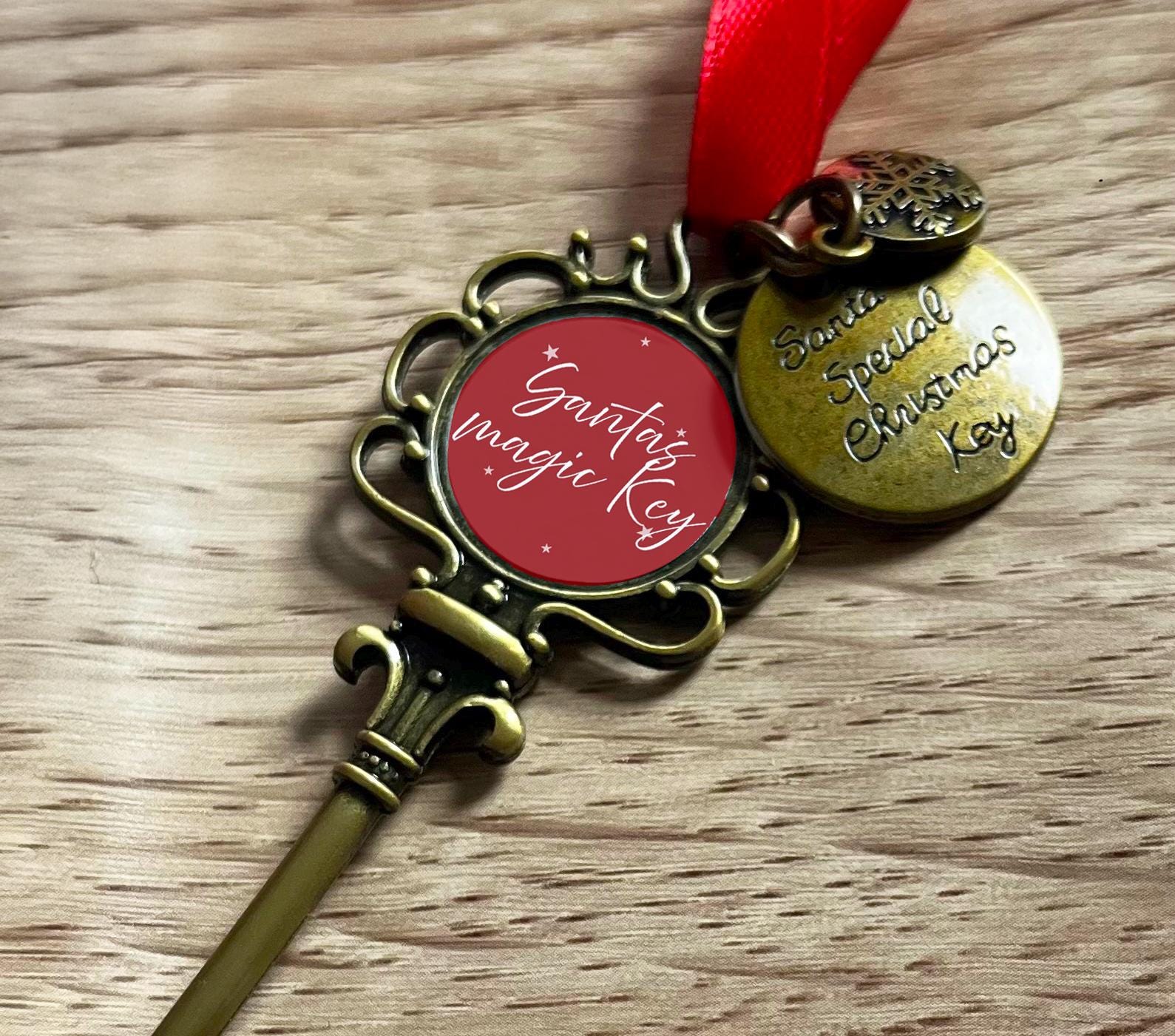 Personalised magic Santa Key , Magic Key for Father Christmas, Christmas Eve Box ,  Personalised magic key , Christmas eve magic key