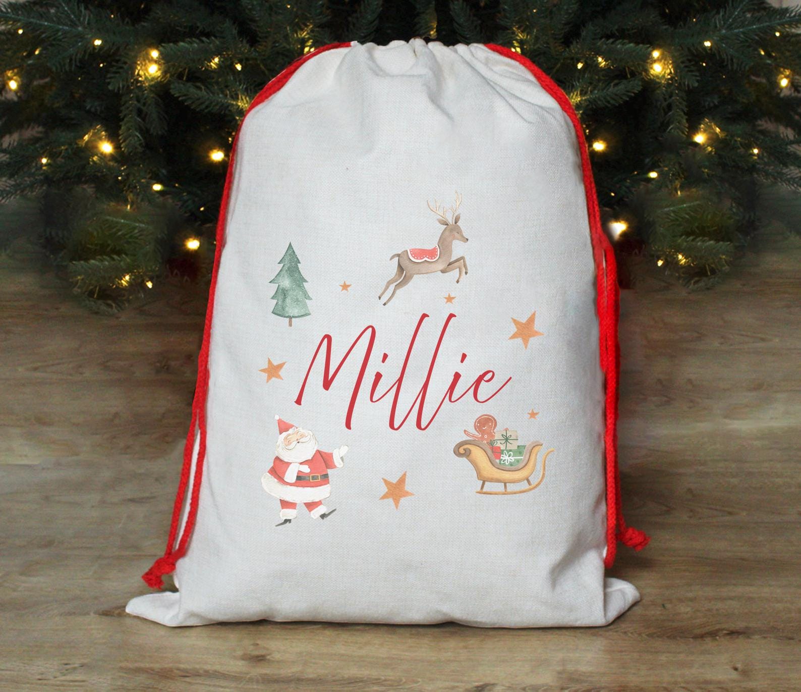 Personalised special deliver nutcracker gift sack christmas eve box personalised santa sack first christmas gift