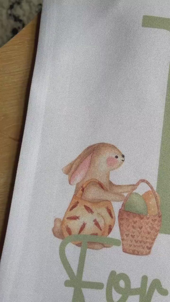 Personalised easter gift bag, Easter bag, Easter accessories, Personalised easter gifts, Easter basket, easter egg hunt bag, initial bag