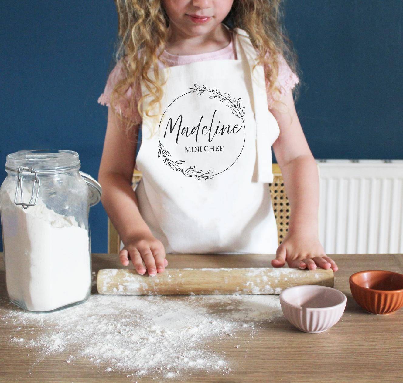 Personalised daddy and child cooking matching aprons, Father and son apron, Fathers day cooking apron, Father and daughter apron