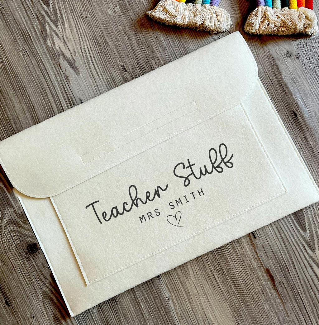 Personalised teacher stuff folder gift, Personalised head teacher stuff folder stationary gift, Custom teacher stationary office folder
