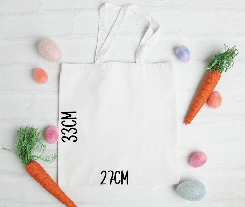 Personalised traditional easter bunny gift bag, Easter bag, Personalised easter gifts, Easter basket, easter egg hunt bag