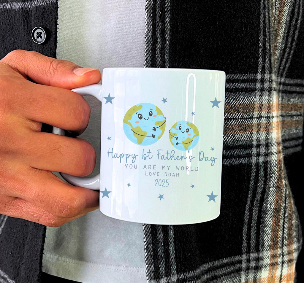 Personalised worlds best dad mug, Worlds best grandad mug, Worlds best dad mug, Personalised first fathers day my, Happy fathers day