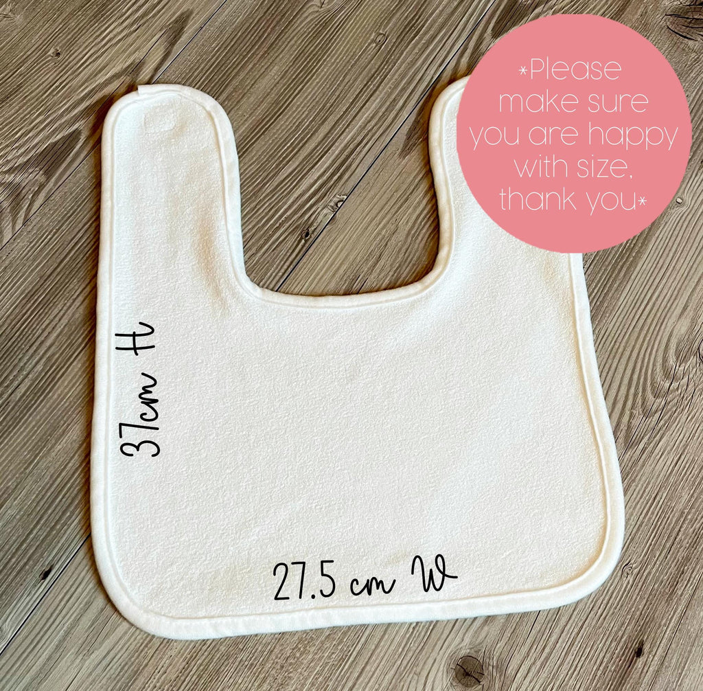 Personalized Baby Wedding Bib: Keepsake Gift for Mummy & Daddy