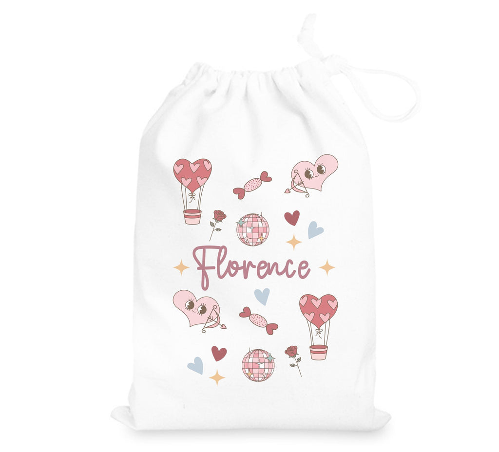 Personalised valentines day gift sack bag first valentines dayvalentines day gift him her valentines day galentines day