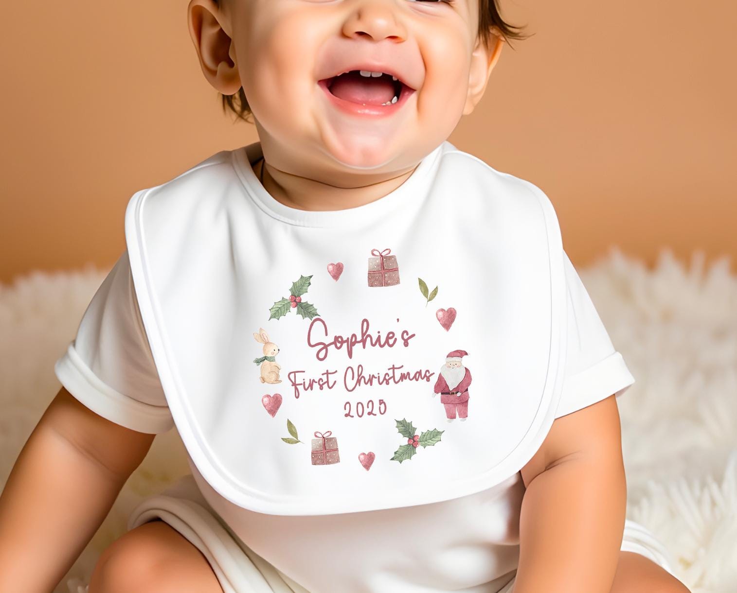 personalised babies first christmas dinner bib christmas eve box personalised santa sack first christmas giftpersonalised christmas stocking