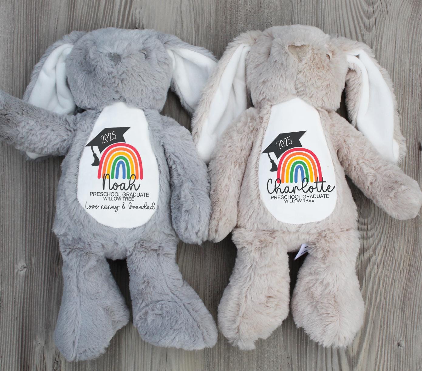 Personalised childrens graduation preschool teddy gift, Personalised childrens graduation daycare and nursery teddy gift