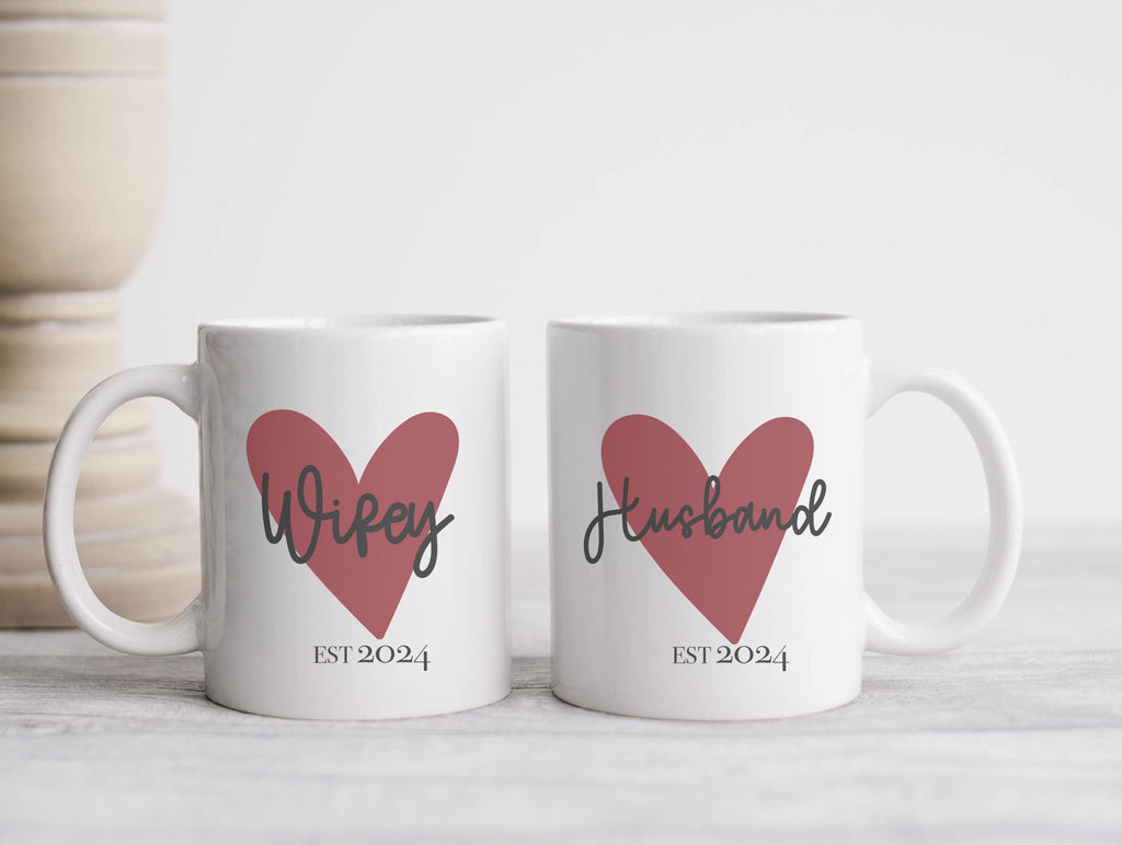 Personalise valentines day husband and wife ceramic mug first valentines dayvalentines day gift him her valentines day galentines day