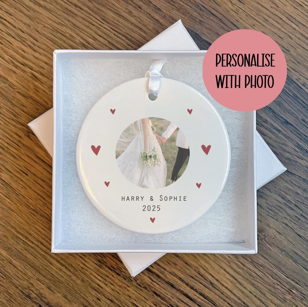 Personalised valentines day ceramic ornament gift, valentines day gift, gift for him, gift for her, valentines day, ceramic gift
