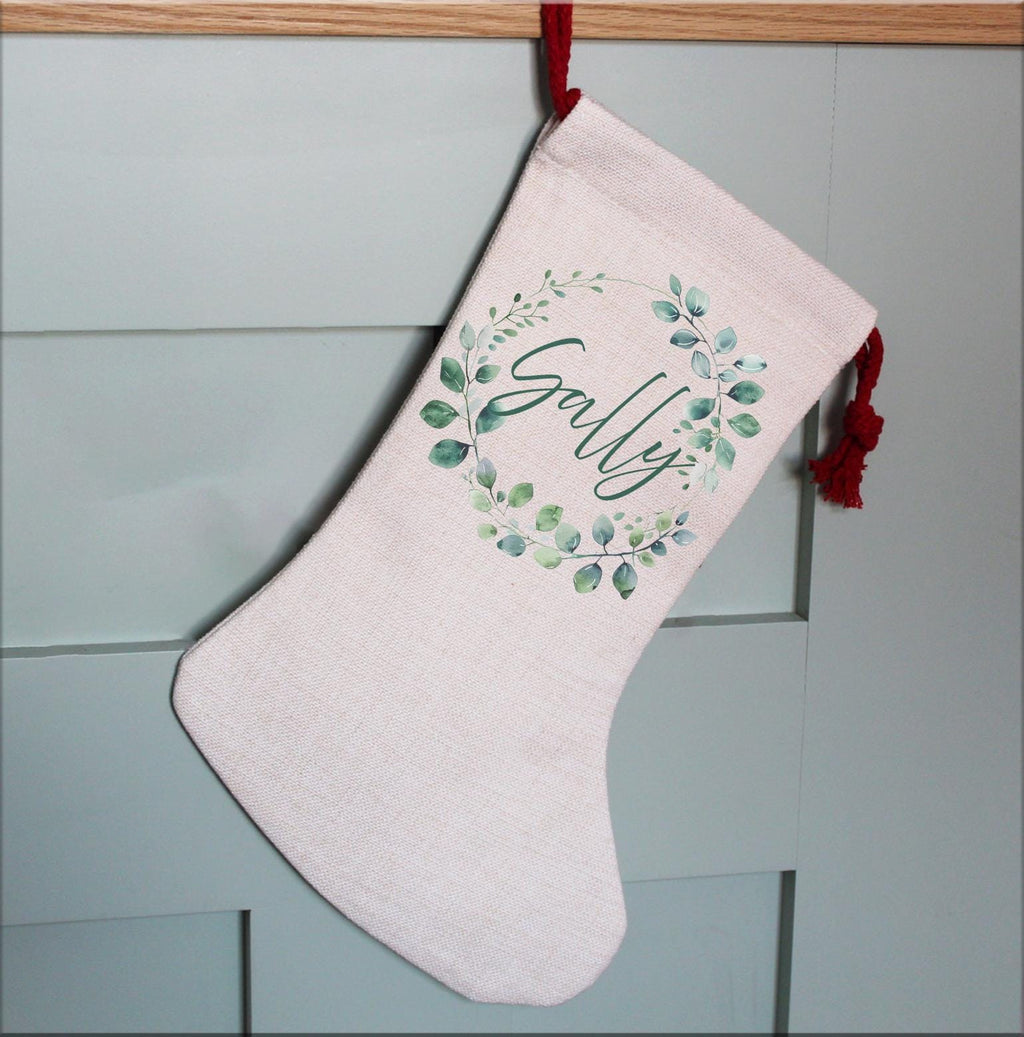 Personalised santa childrens christmas stocking christmas eve box personalised santa sack first christmas gift