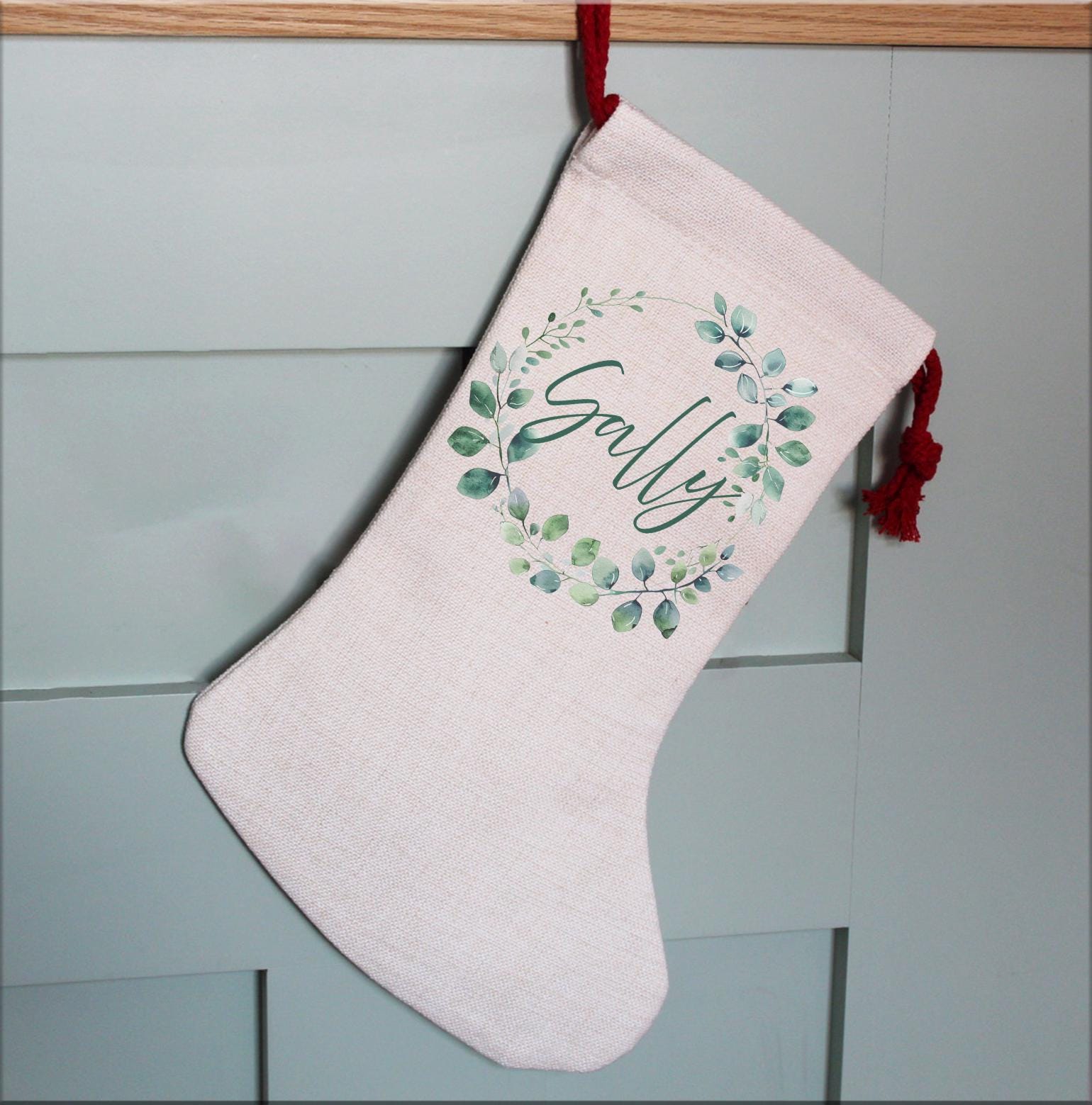 Personalised santa childrens christmas stocking christmas eve box personalised santa sack first christmas gift