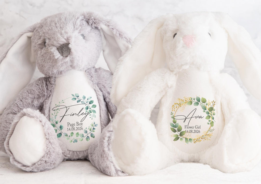 Personalised will you be our flower girl teddy, flower girl proposal, bridesmaid proposal, Bridal party shower gift, Flower girl bridal