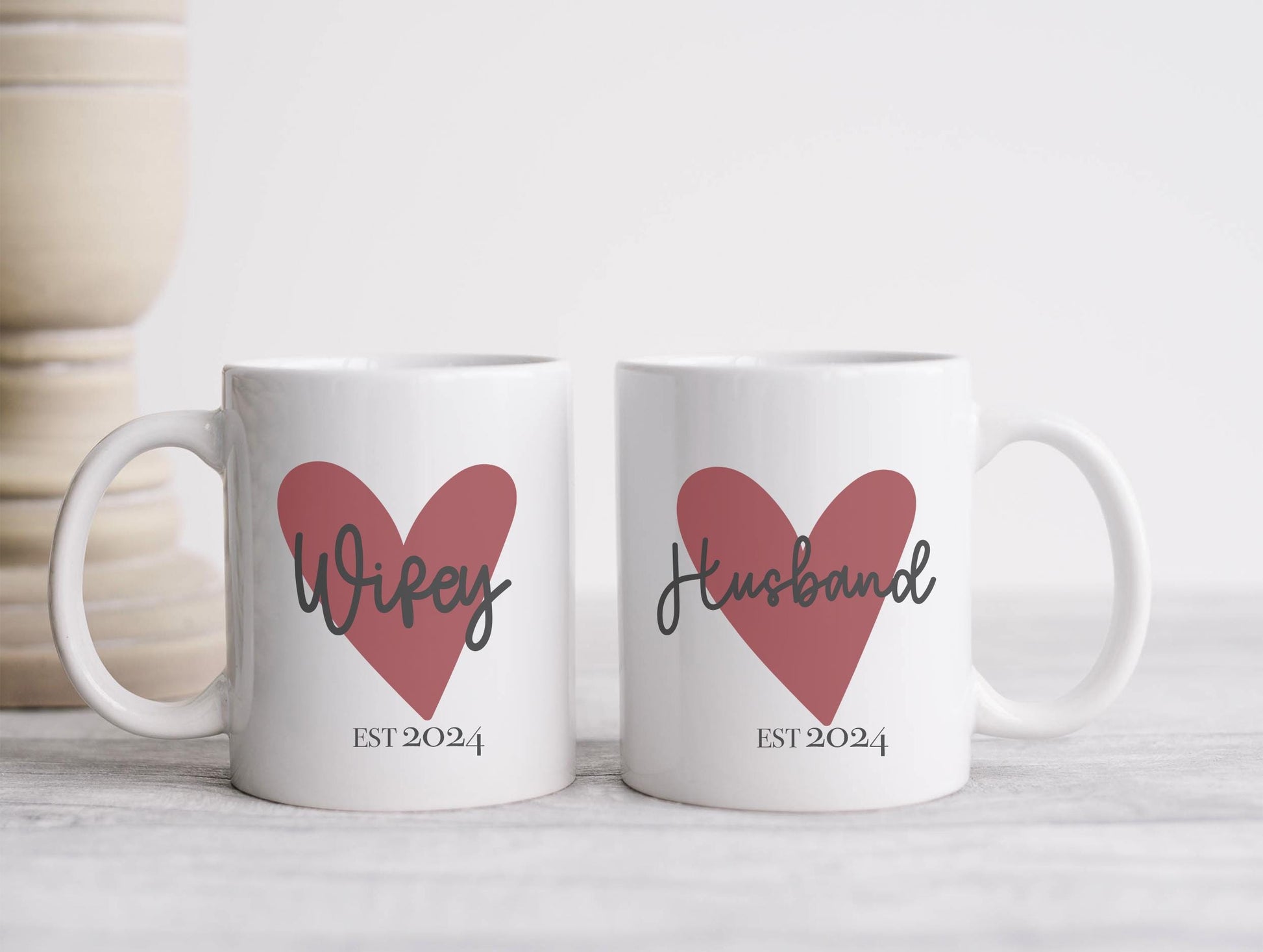 Personalise valentines day husband and wife ceramic mug first valentines dayvalentines day gift him her valentines day galentines day