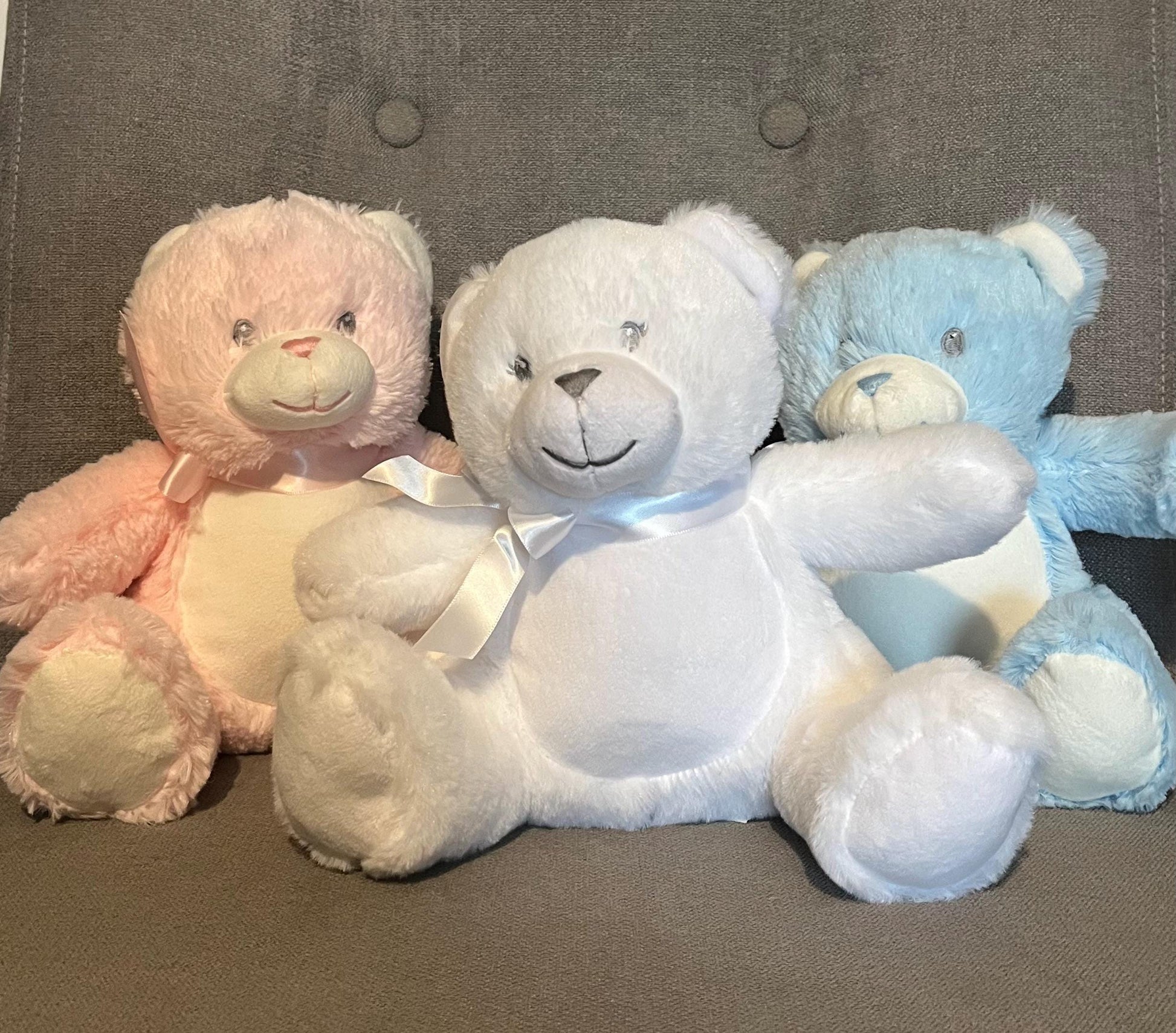 personalised memorial a cuddle from heaven bunny gift breavement teddy