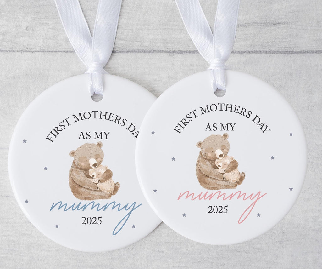 First mothers day as my mummy bear ceramic ornament, ceramic ornament, mothers day gift, mothers day present, ceramic ornament