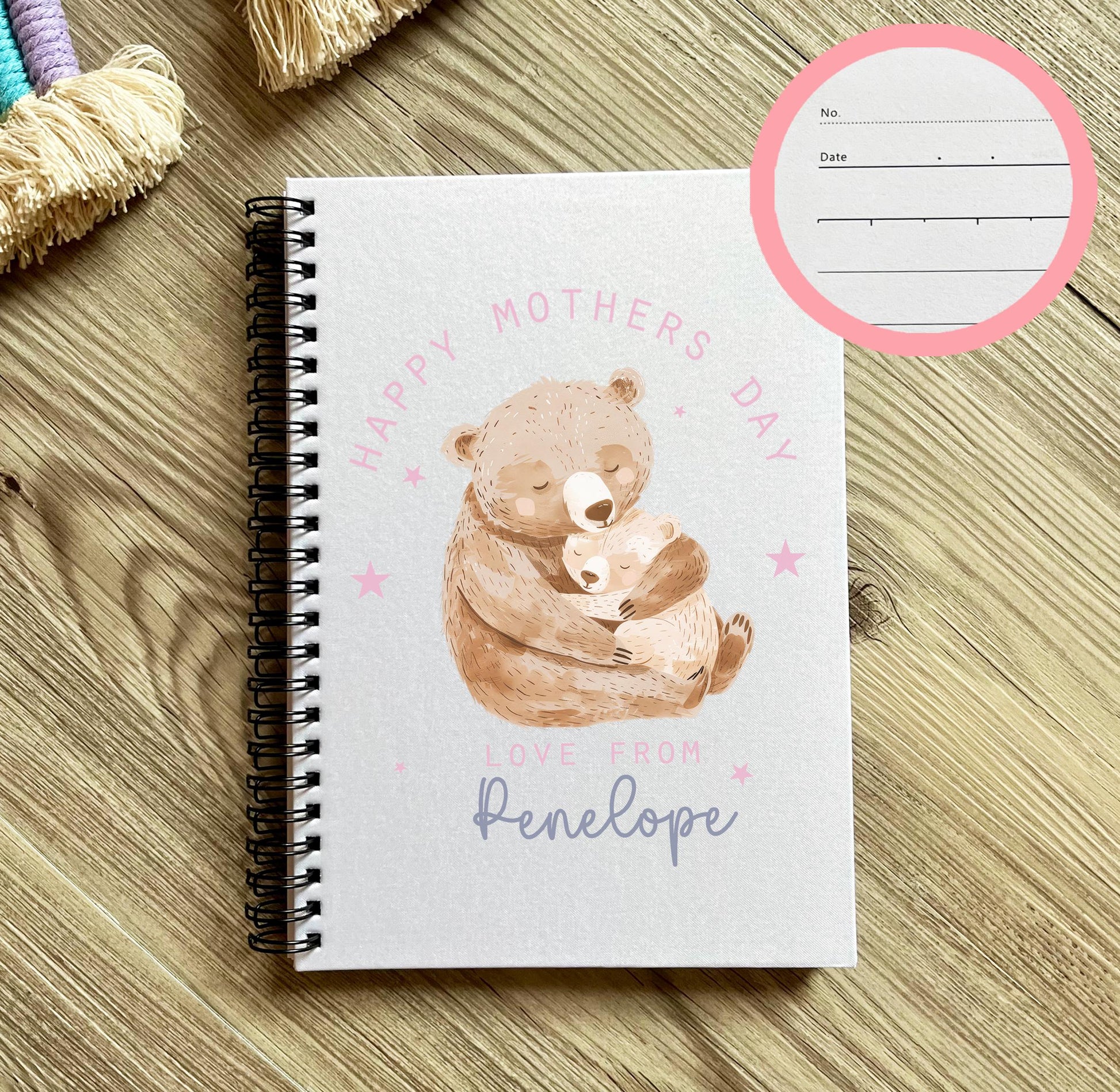 Personalised custom mothers day note book gift, Mummy stationary note book, Mum stationary note book, Mummy notebook
