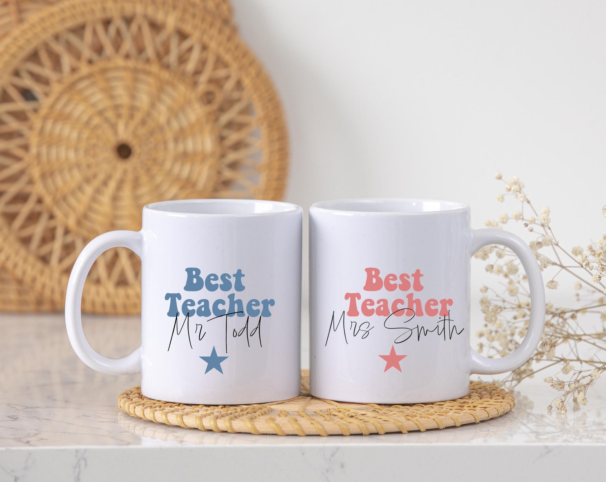 Personalised best teacher ceramic mug, Personalised best teacher gift, Personalised teacher mug gift, Male teacher gift, Female teacher gift