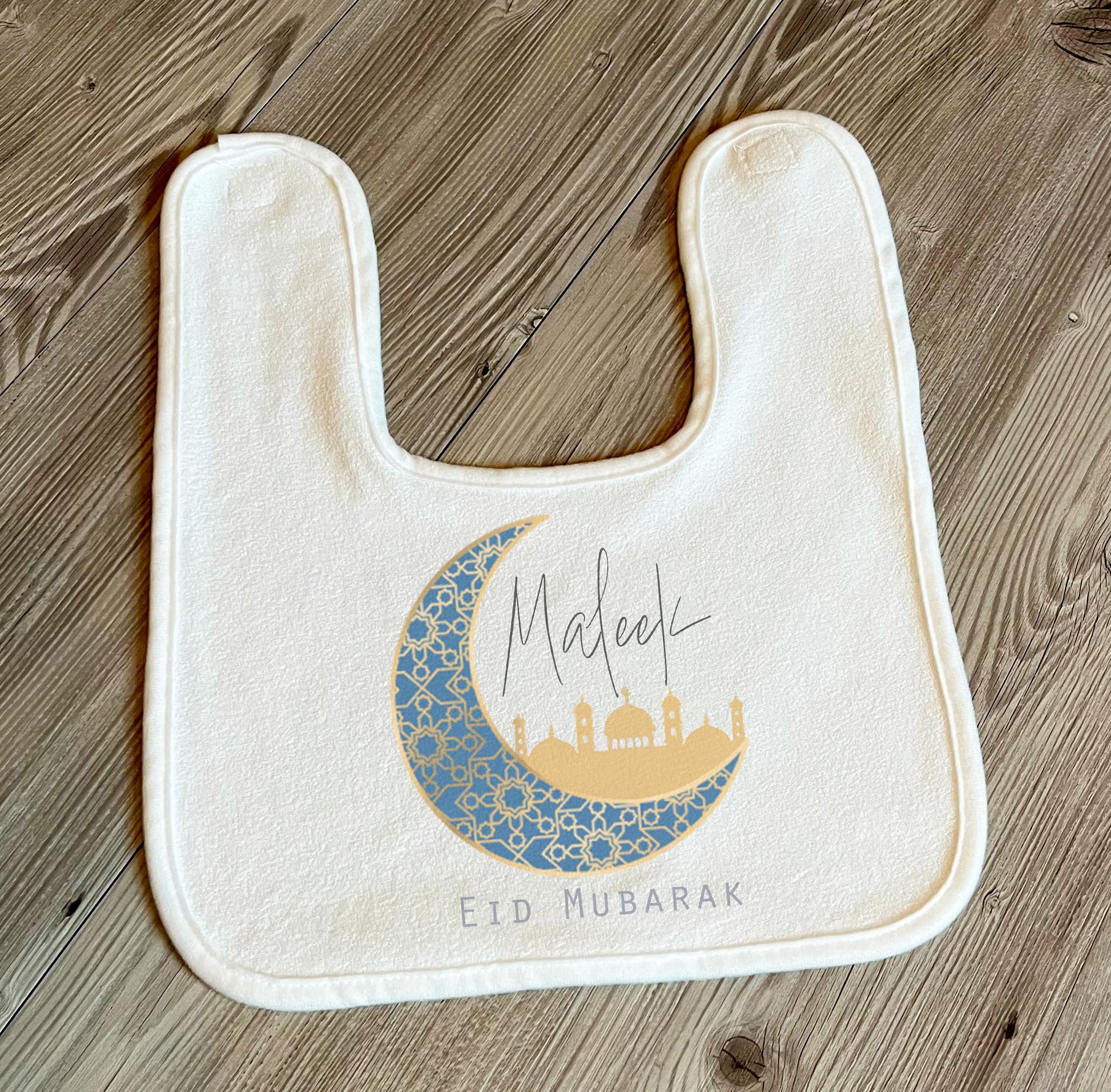 Personalised my first Eid Mubarak bib, Ramadan bib, Eid mubarak bib , Eid Mubarak gift