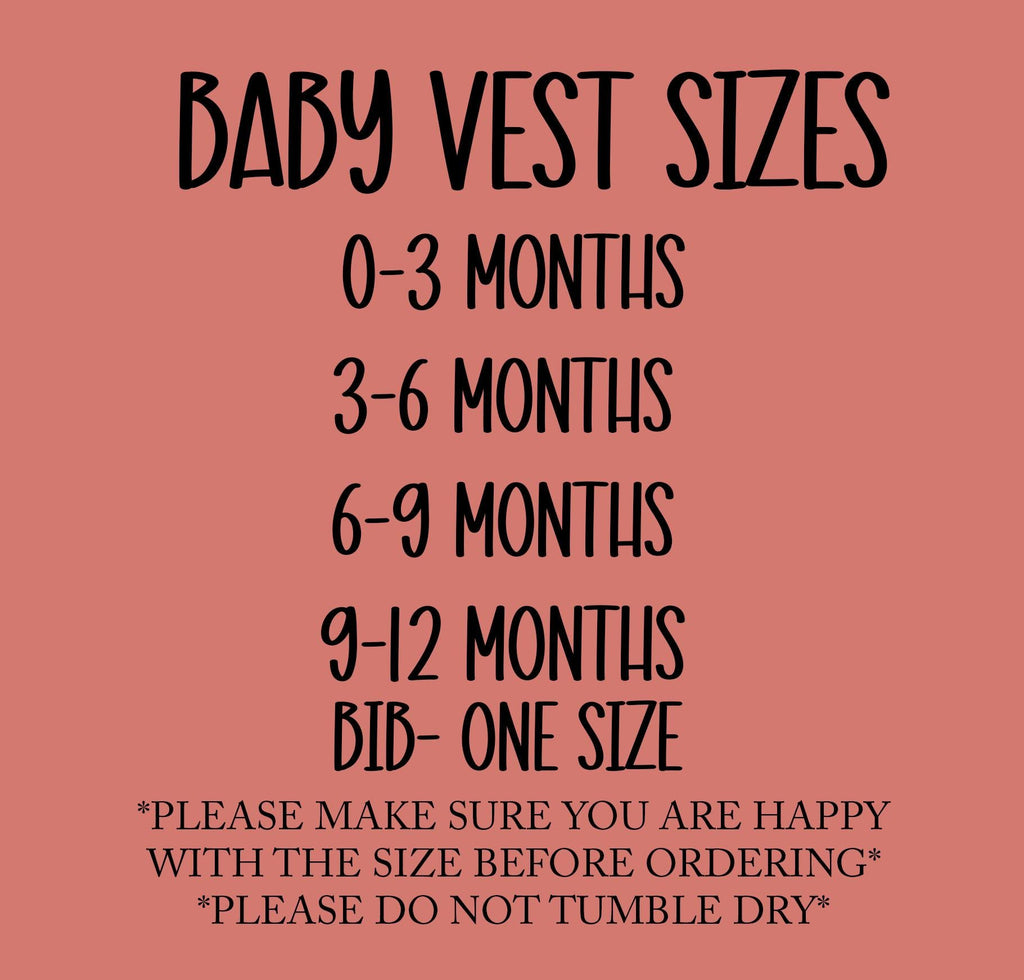 Personalise coming soon baby announcment vest, coming soon baby vest, baby reveal vest
