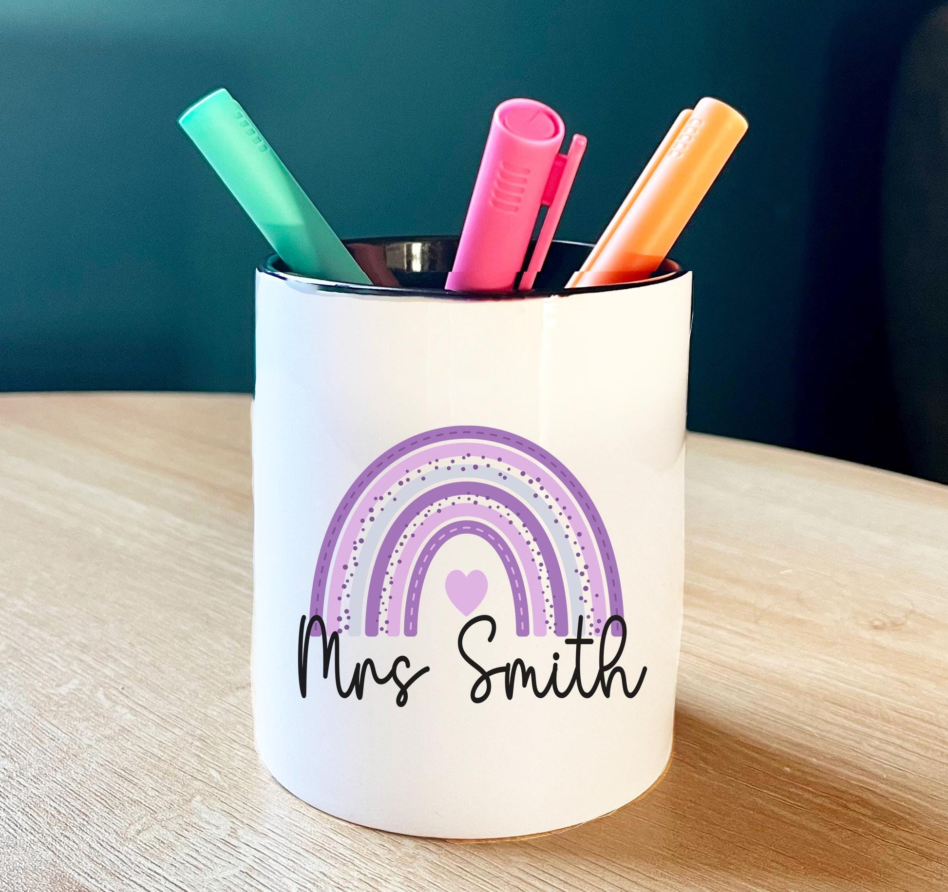 Personalised school teacher stationary pencil pot, Teacher pencil pot, Headteacher pencil pot, Stationary pot