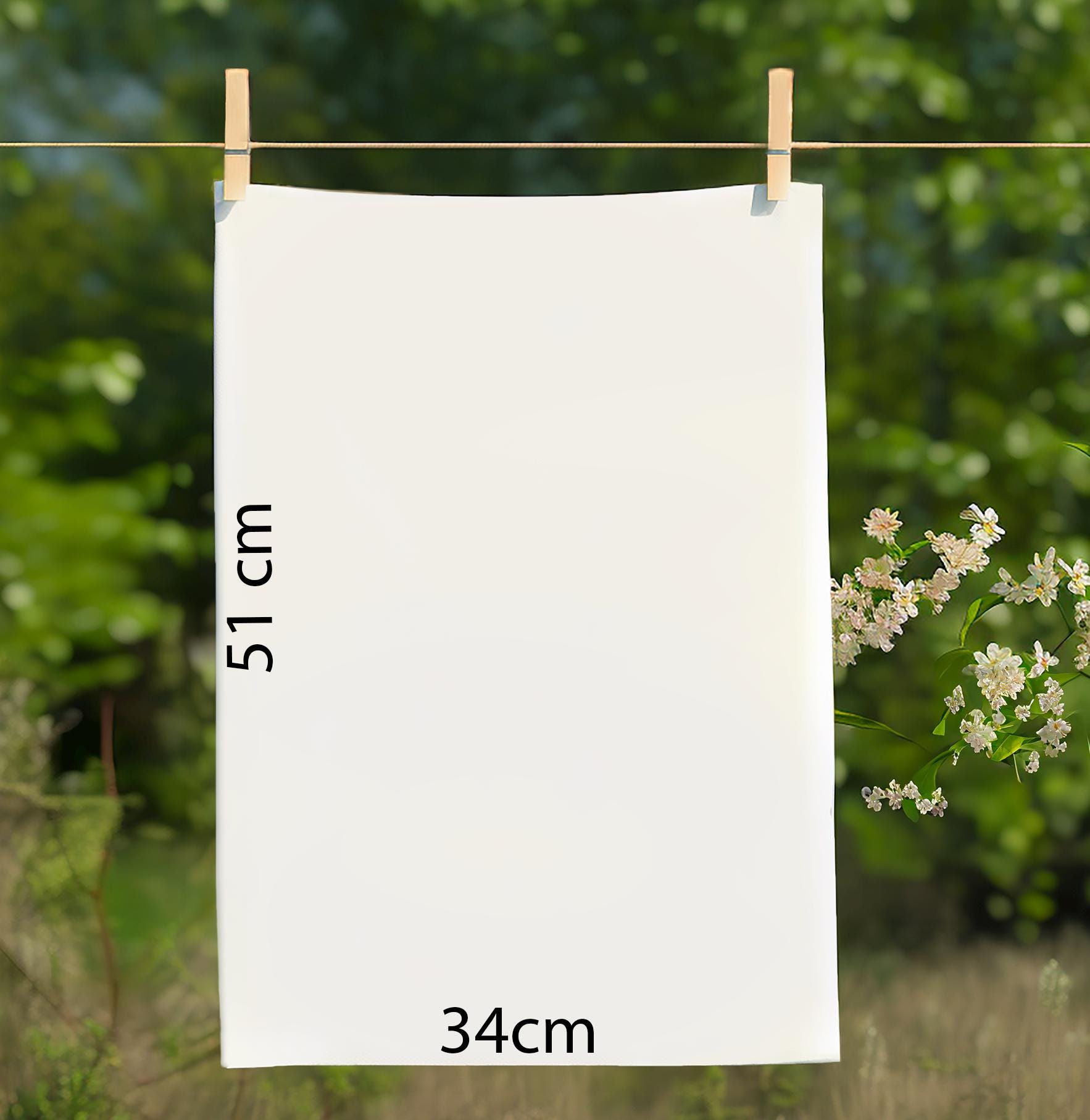 Personalised grandchild birth flower tea towel, Grandmother custom present tea towel , Personalised mummy tea towel, Personalised mum towel