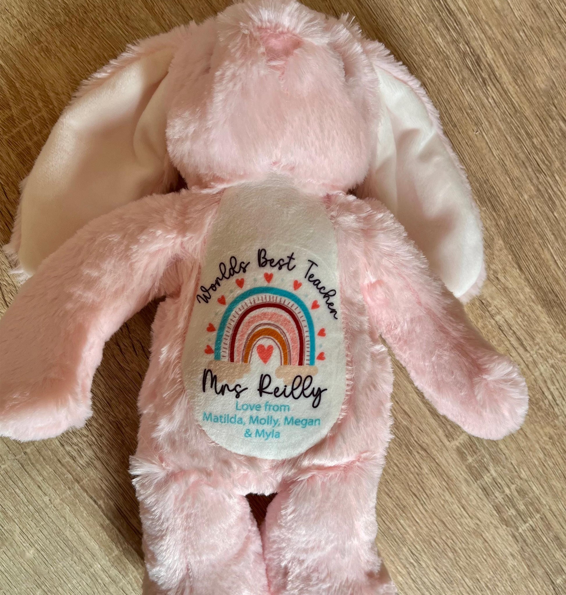 Personalised  worlds best teacher teddy gift, Teacher appreciation teddy, Worlds best teacher gift, Personalised best teacher teddy