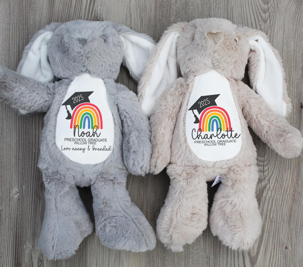 Personalised childrens graduation preschool teddy gift, Personalised childrens graduation daycare and nursery teddy gift
