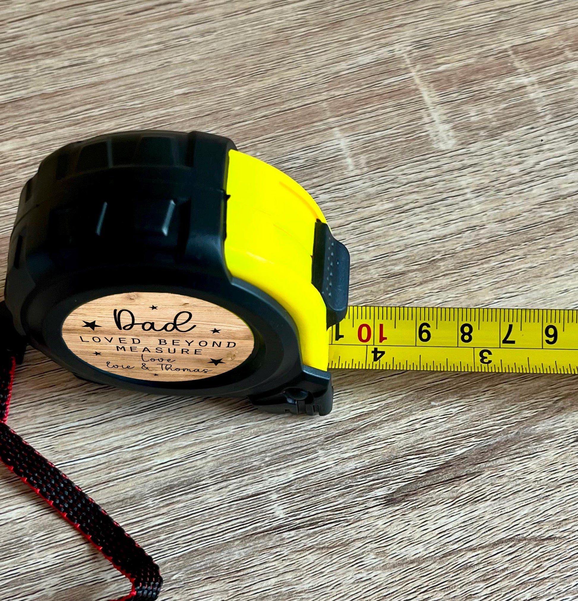 Personalised fathers day gift, Personalised tape measure, Gifts for him, Gifts for dad, DIY tape measure gift, Birthday gift for dad