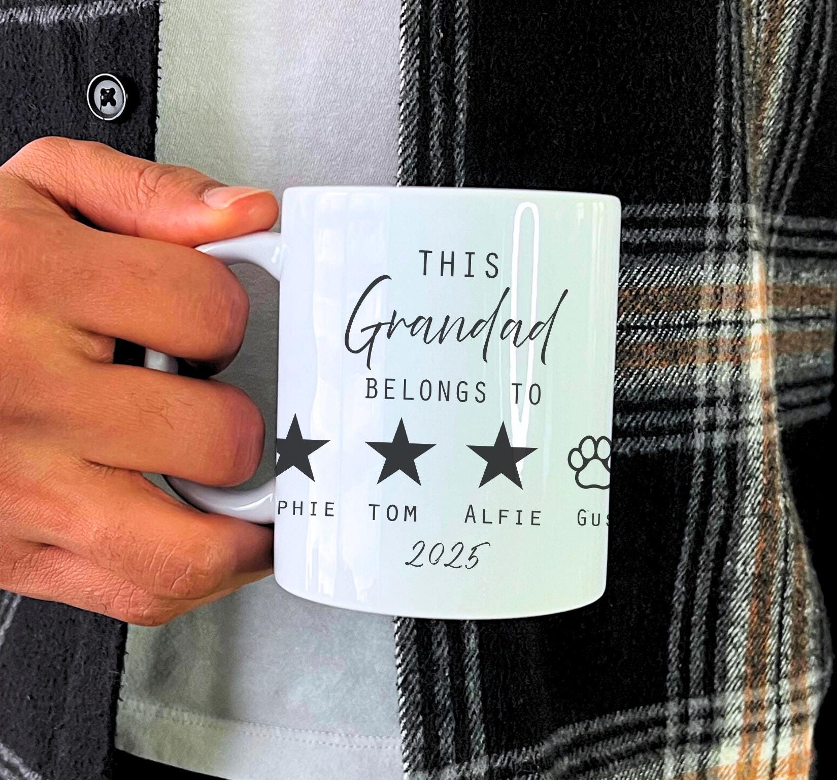 Personalised grandad mug gift, Personalised grandpa mug gift, Personalised dad gift mug, Personalised daddy gift mug
