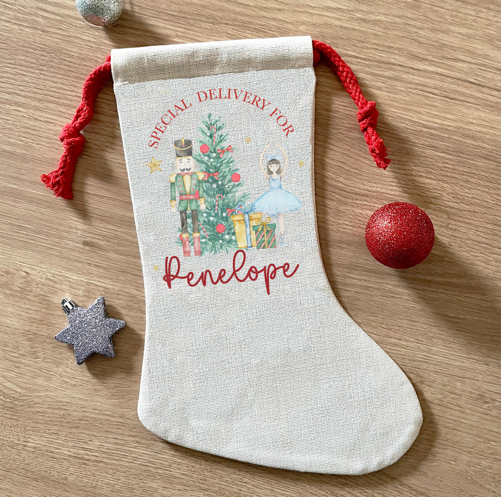 Personalised christmas cute colourful present sack stocking christmas eve box personalised santa sack first christmas gift