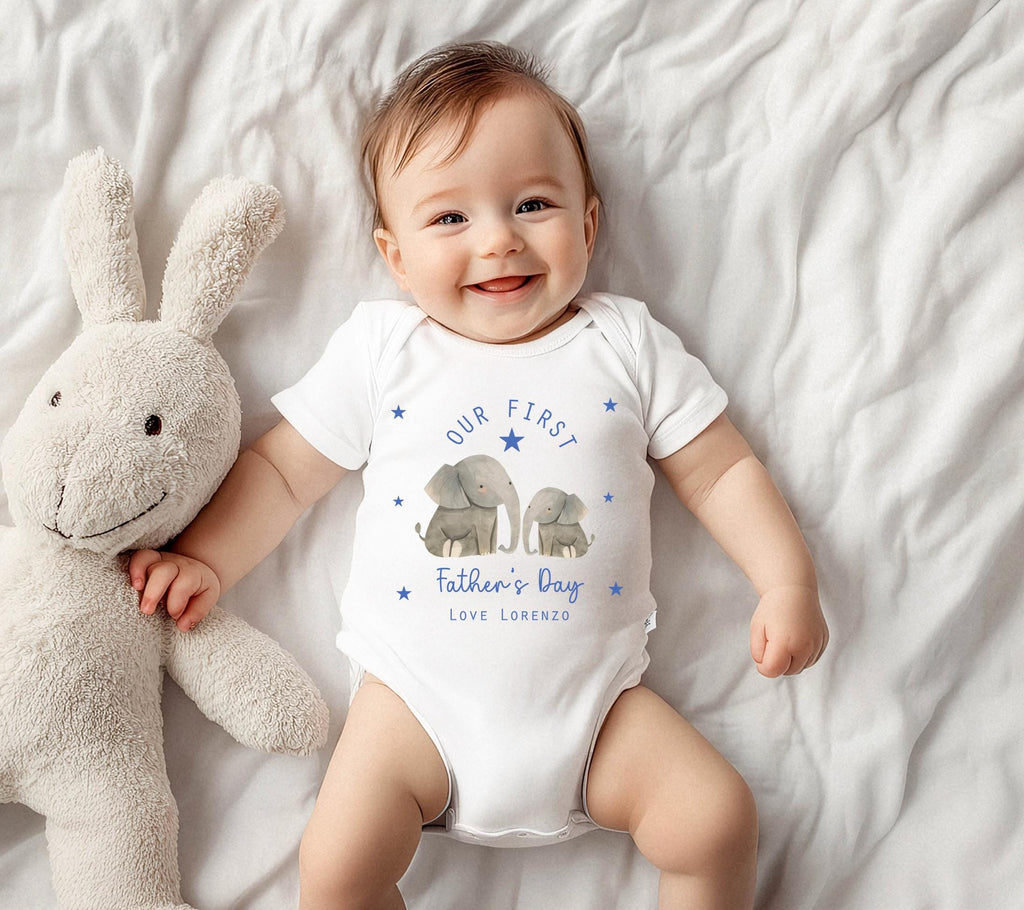 Personalised our first fathers day vest , Baby clothes , Fathers day gift, First fathers day , first fathers day gift , Best daddy vest