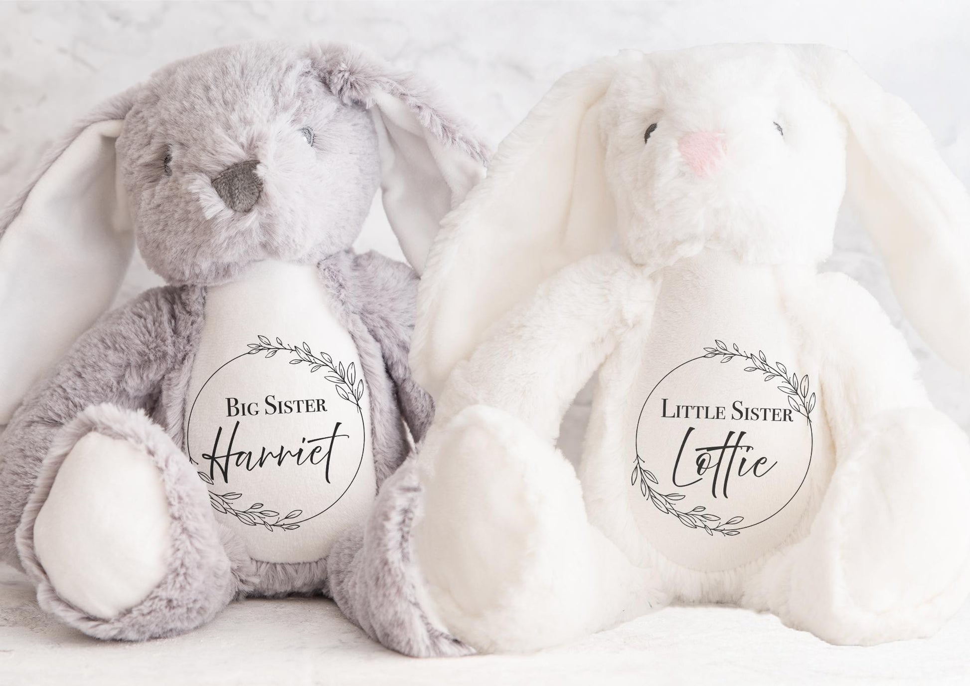 Personalised big sister and big brother teddy, Little sister teddy, little brother teddy, Big cousin teddy, Little cousin teddy