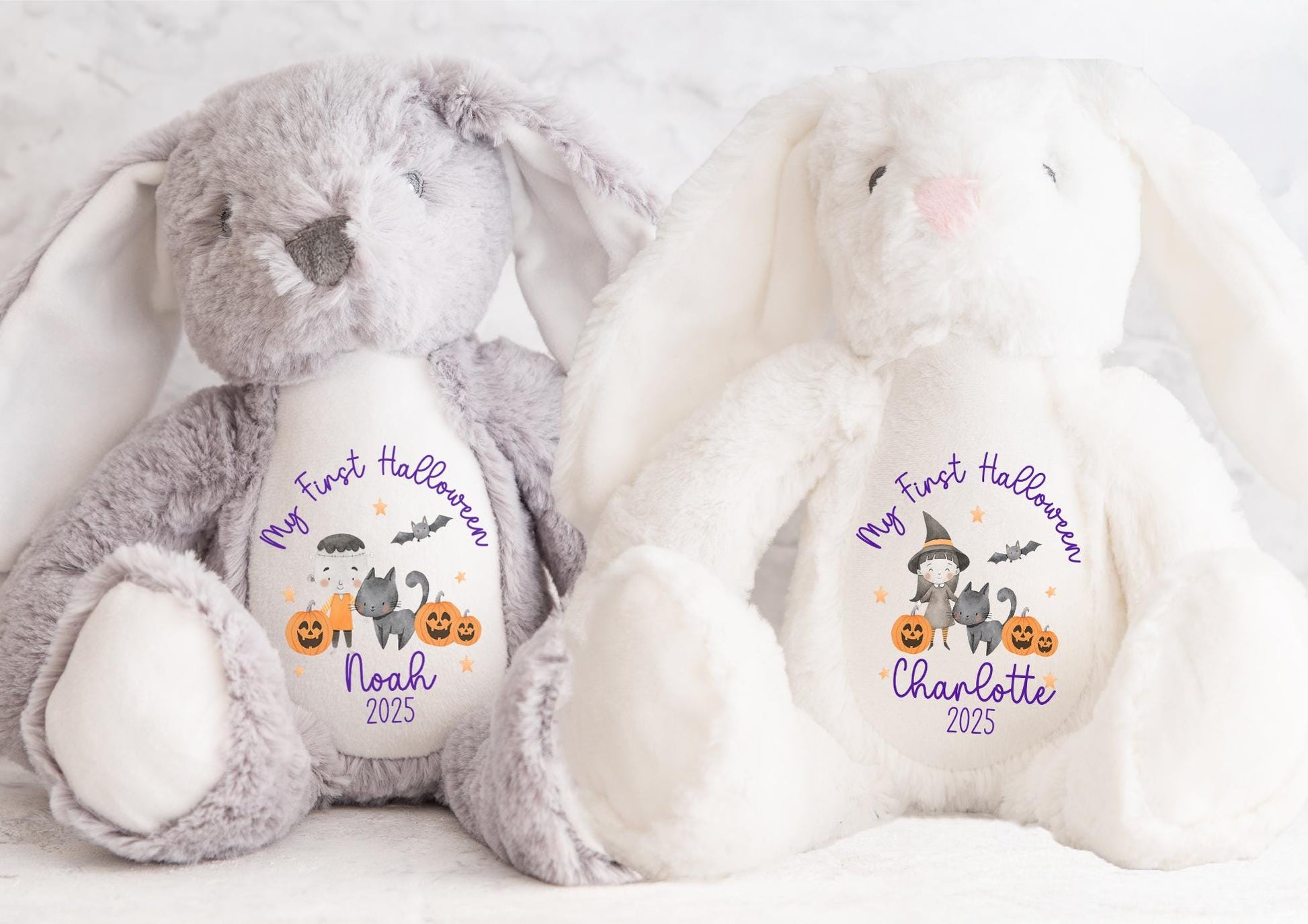 Personalised first halloween teddy , My first halloween gift , Halloween teddy , Boo basket gift , Trick or treat bag , 1st halloween gift