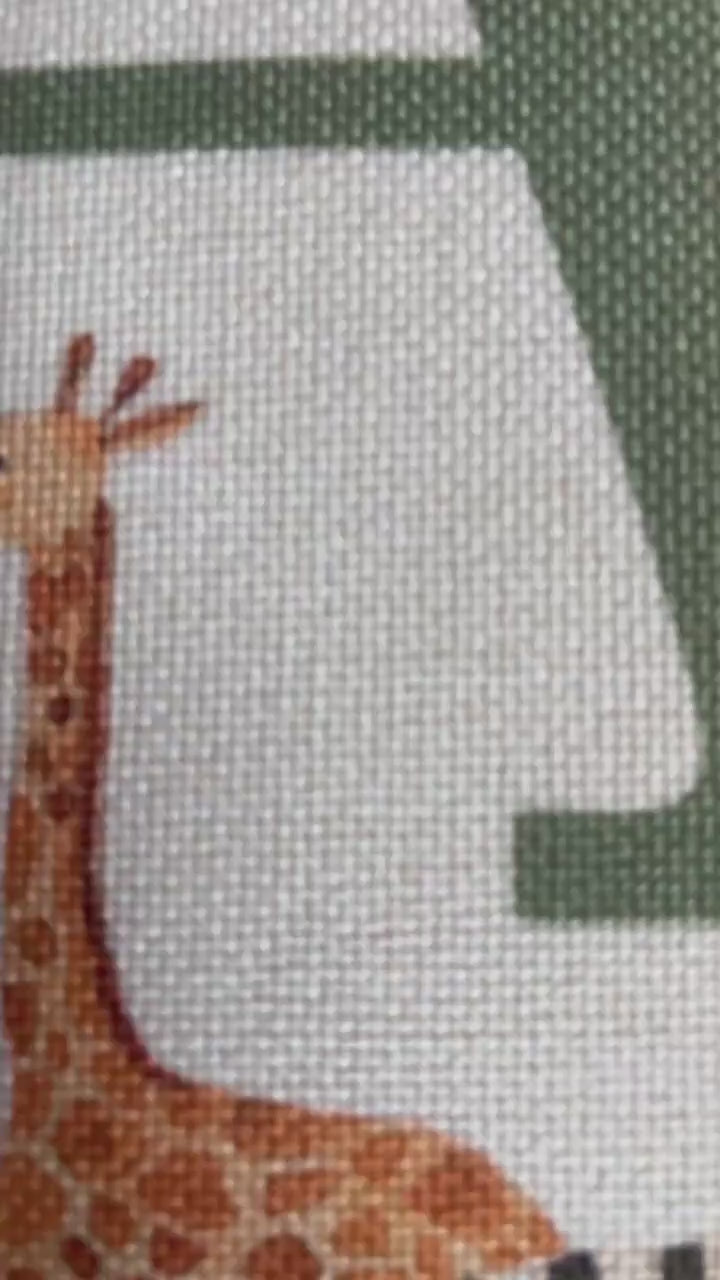 Personalised safari animal initial childrens bedroom cushion gift, Personalised jungle themed cushion